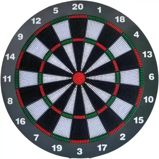 Biztonsági darts készlet nyilakkal és táblával 41,5cm