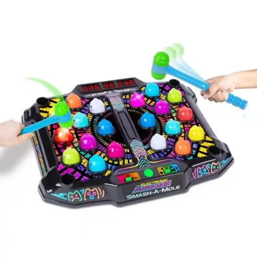 Electronic Arcade interaktív Csapd le a vakondot! ügyességi játék