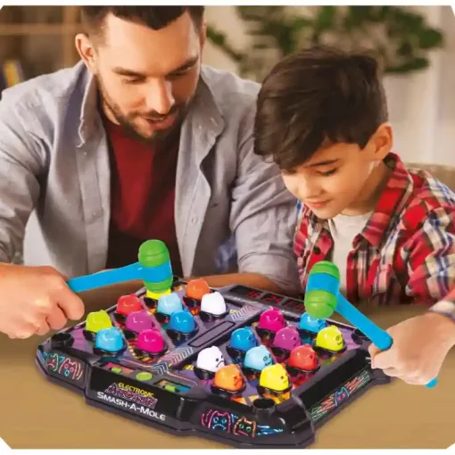 Electronic Arcade interaktív Csapd le a vakondot! ügyességi játék