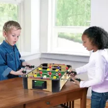 Csocsóasztal készlet fából gyerekeknek