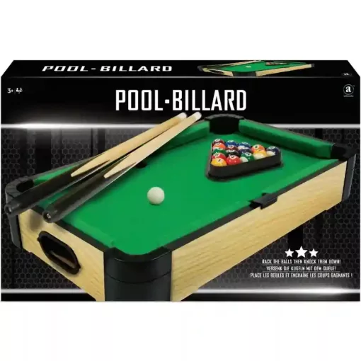 Biliárdasztal készlet fából gyerekeknek