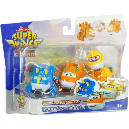 Super Wings – A szárnyalók: Trico, Stego és Brachy átalakuló dinók