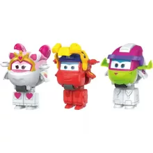 Super Wings – A szárnyalók: Sara, Runi és Curie átalakuló robotok