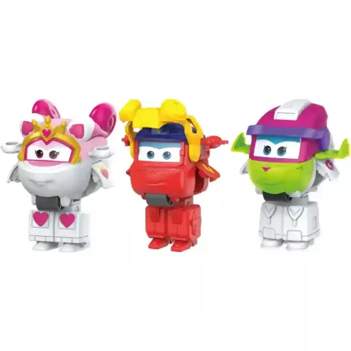 Super Wings – A szárnyalók: Sara, Runi és Curie átalakuló robotok