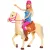 Mattel Barbie FXH13 Barbie baba lóval