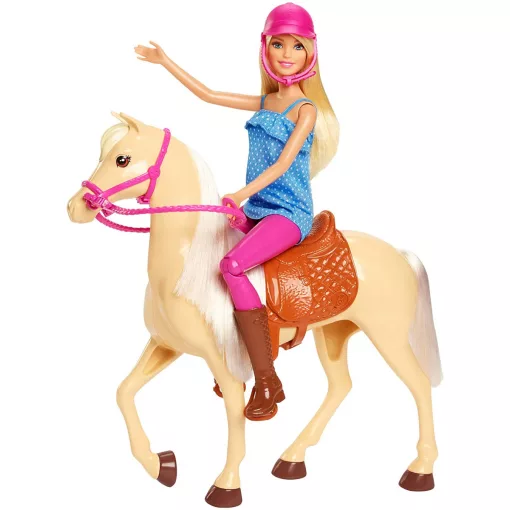 Mattel Barbie FXH13 Barbie baba lóval