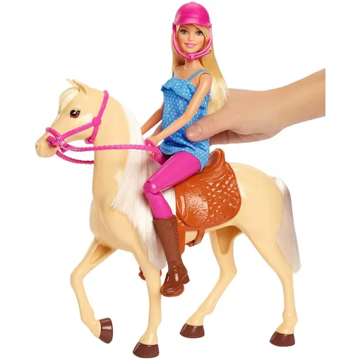 Mattel Barbie FXH13 Barbie baba lóval