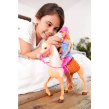 Mattel Barbie FXH13 Barbie baba lóval