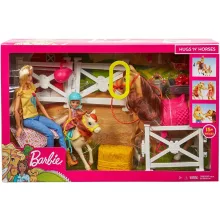 Mattel Barbie FXH15 Lovarda játékszett