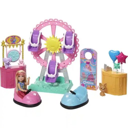 Mattel Barbie vidámpark játékszett Chelsea babával