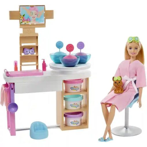 Mattel Barbie szépségszalon babával és gyurmával