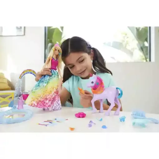 Mattel Barbie Dreamtopia hercegnő baba unikornis csikóval