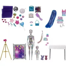 Mattel Barbie Color Reveal óriás meglepetés csomag babákkal