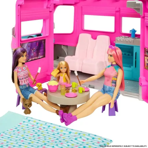 Mattel Barbie HCD46 Kinyitható lakóautó óriáscsúszdával