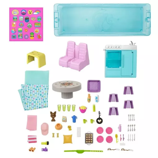 Mattel Barbie HCD46 Kinyitható lakóautó óriáscsúszdával