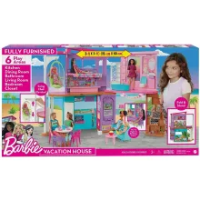 Mattel Barbie HCD50 Nyitható Malibu tengerparti álomház