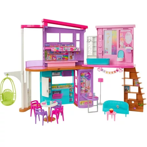 Mattel Barbie HCD50 Nyitható Malibu tengerparti álomház