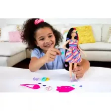 Mattel Barbie Totally Hair extra hosszú, szivárványszínű hajú baba