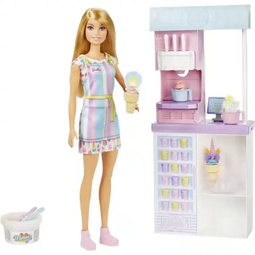 Mattel Barbie baba fagyizója gyurmával