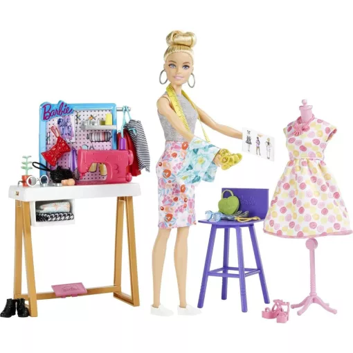 Mattel Barbie baba ruhatervező játékszett
