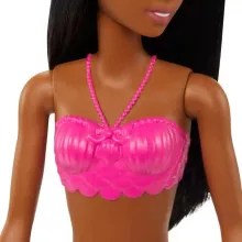 Mattel Barbie Dreamtopia sellő baba fekete hajjal és lila uszonnyal