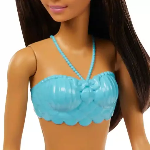 Mattel Barbie Dreamtopia sellő baba fekete hajjal és kék uszonnyal