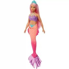 Mattel Barbie Dreamtopia sellő baba rózsaszín hajjal