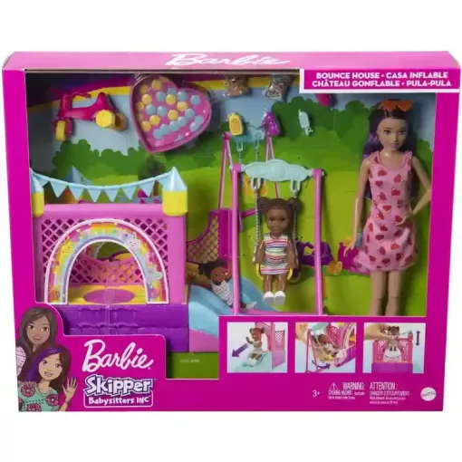 Mattel Barbie Skipper bébiszitter baba a játszótéren