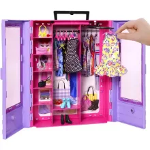 Mattel Barbie hordozható ruhásszekrény