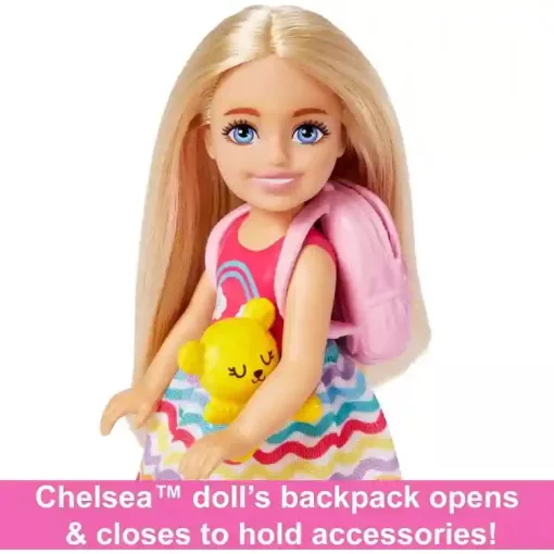 Mattel Barbie utazó Chelsea baba kiskutyával