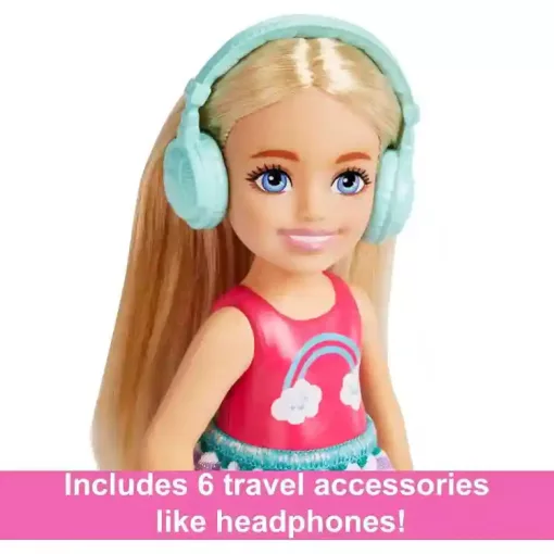 Mattel Barbie utazó Chelsea baba kiskutyával