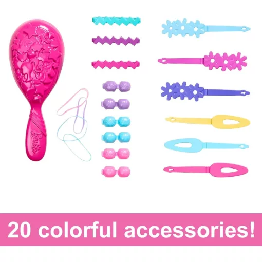 Mattel Barbie fodrász babafej kiegészítőkkel