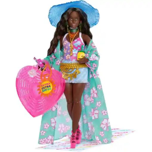 Mattel Barbie Extra Fly utazó baba a strandon