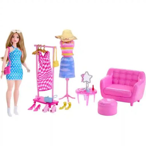 Mattel Barbie divatmánia játékszett ruhákkal