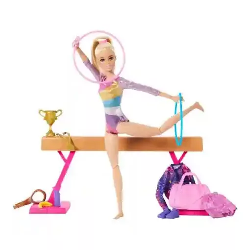 Mattel Barbie tornász baba kiegészítőkkel
