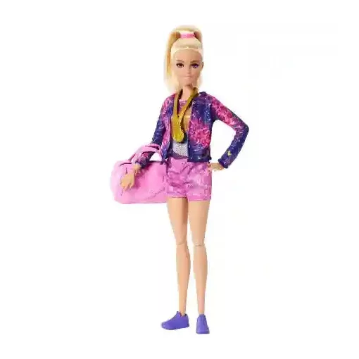 Mattel Barbie tornász baba kiegészítőkkel