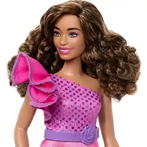 Mattel Barbie baba rózsás ruhában, Fashionistas