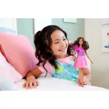 Mattel Barbie baba rózsás ruhában, Fashionistas
