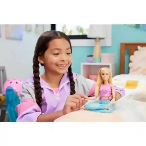 Mattel Barbie hajlékony jógababa szőke hajjal