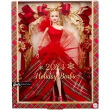 Mattel Barbie Signature ünnepi baba piros estélyi ruhában (csomagolássérült)
