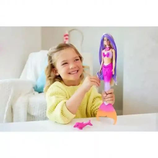Mattel Barbie színváltós Malibu sellő baba