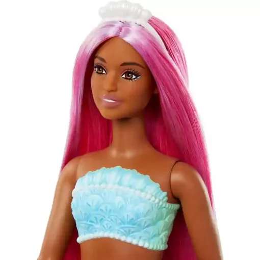 Mattel Barbie Dreamtopia sellő baba pink hajjal