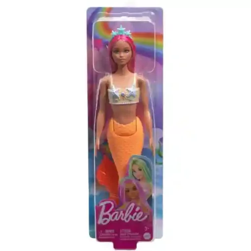 Mattel Barbie Dreamtopia sellő baba pink hajjal