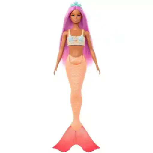 Mattel Barbie Dreamtopia sellő baba pink hajjal