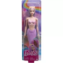 Mattel Barbie sellő baba lila hajjal és uszonnyal