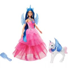 Mattel Barbie Zafír hercegnő baba unikornis-pegazussal