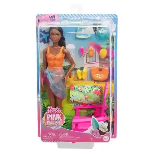 Mattel Barbie Brooklyn baba Hawaii nyaraláson