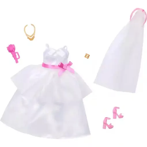 Mattel Barbie ruhák - Menyasszonyi divatcsomag kiegészítőkkel és ruhákkal