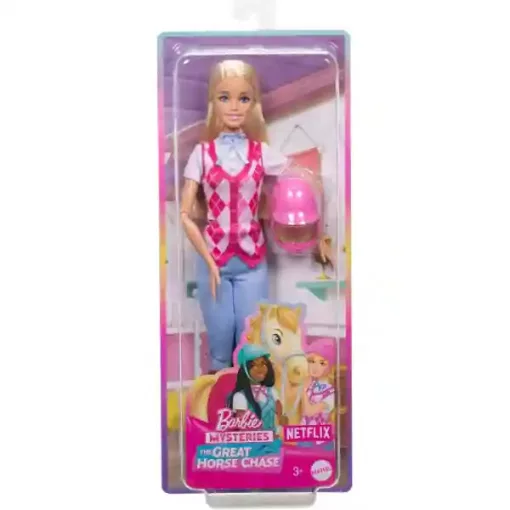 Mattel Barbie hajlékony lovagló Malibu baba