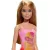   Mattel Barbie strandoló baba rózsaszín-piros fürdőruhában